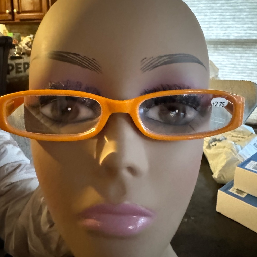 Vibrant Orange Reading Glasses 2.75